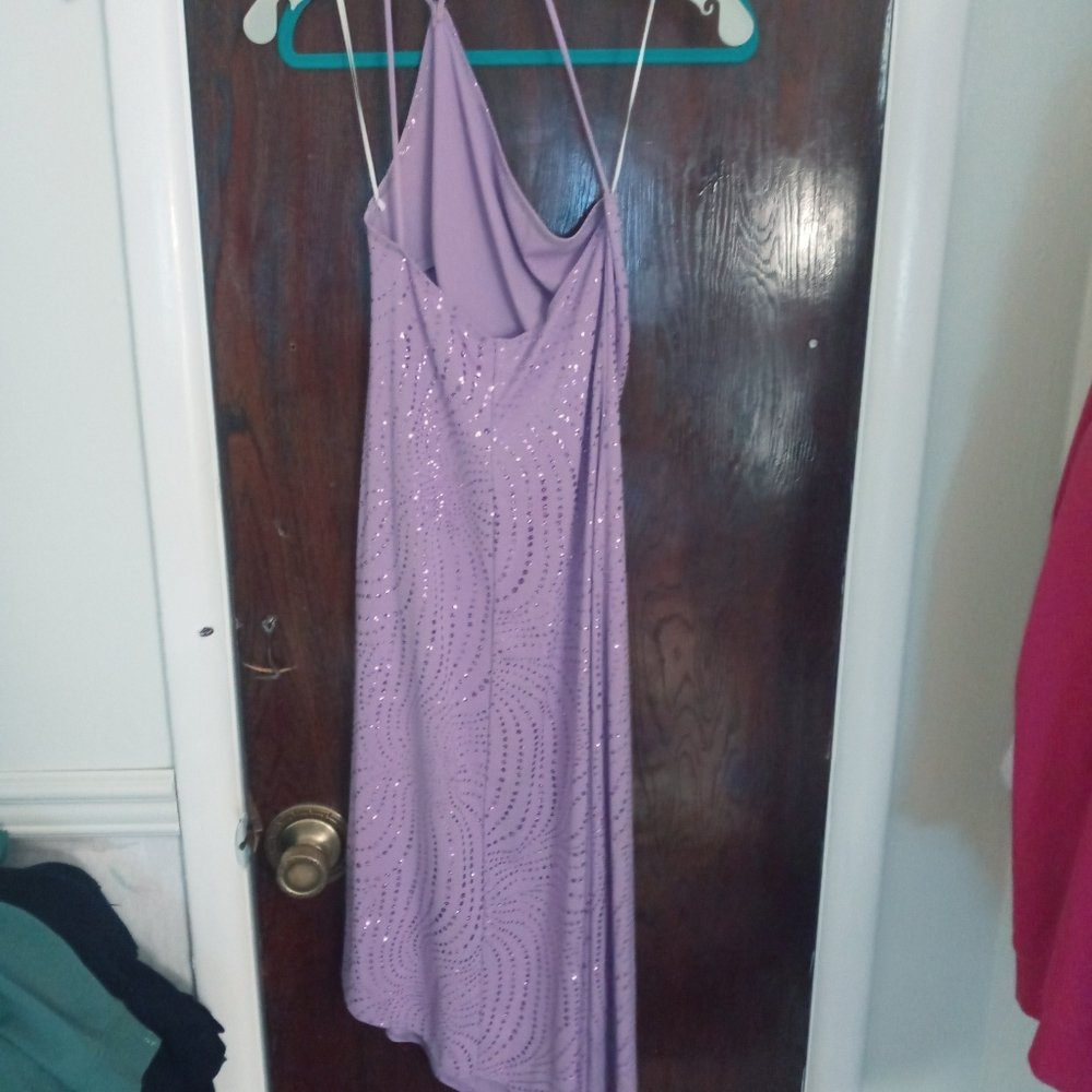 Vintage purple sparkle dress - Picture 6 of 7